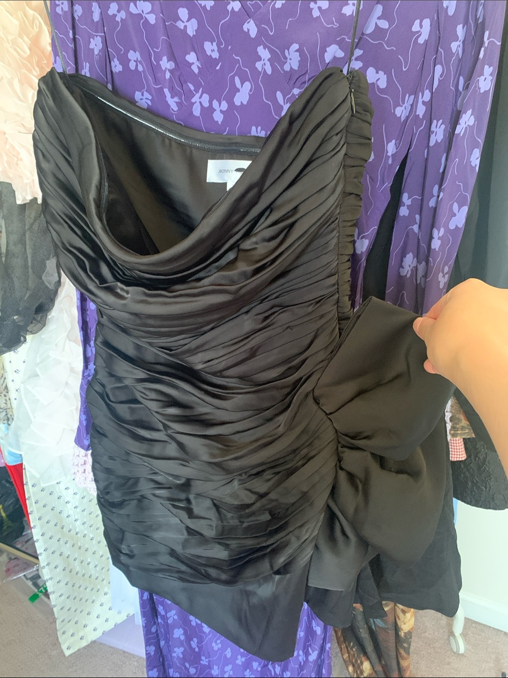 NWOT Ronny Kobo Strapless Dress
